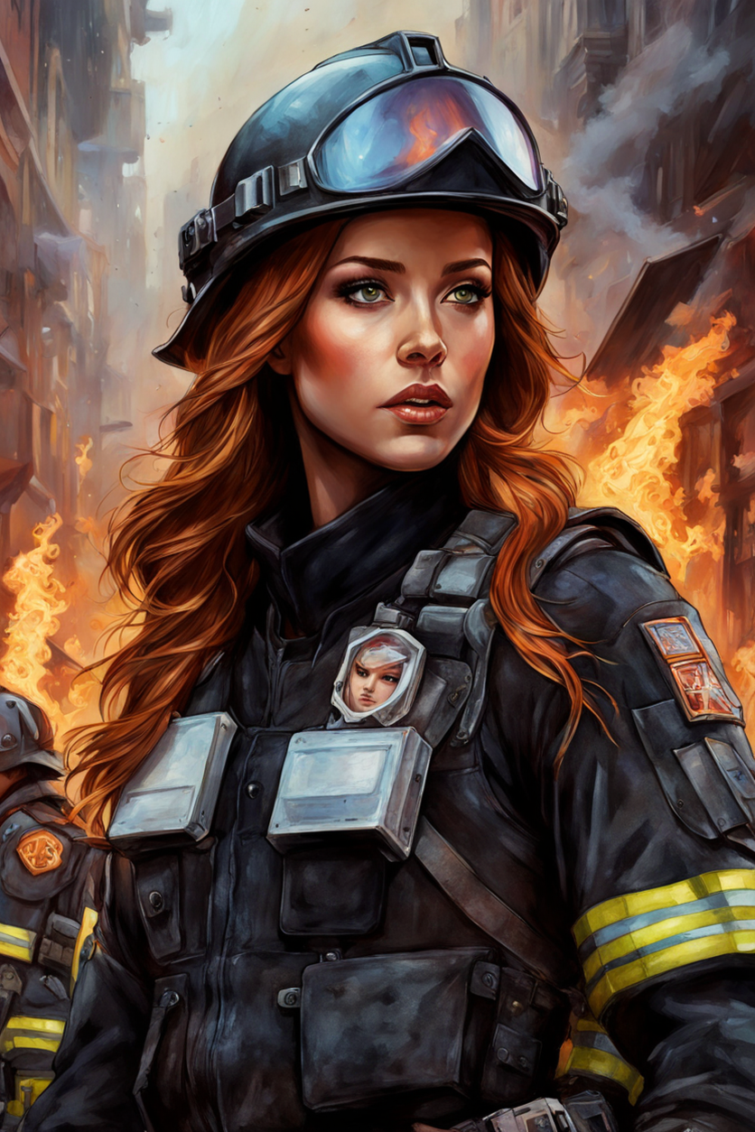 Photorealistic Digital Illustration Of Mara Jade As A Fearle By Jure