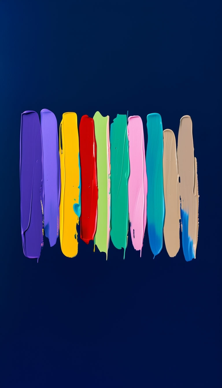 Vibrant Abstract Vertical Brushstroke Phone Case Cover
