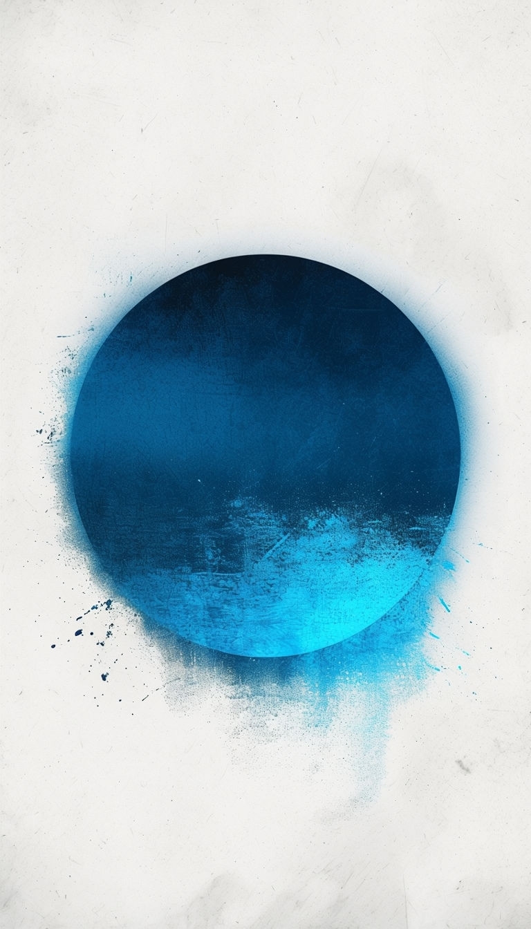 Minimalist Gradient Circle Digital Artwork on Textured Background Mobile Wallpaper