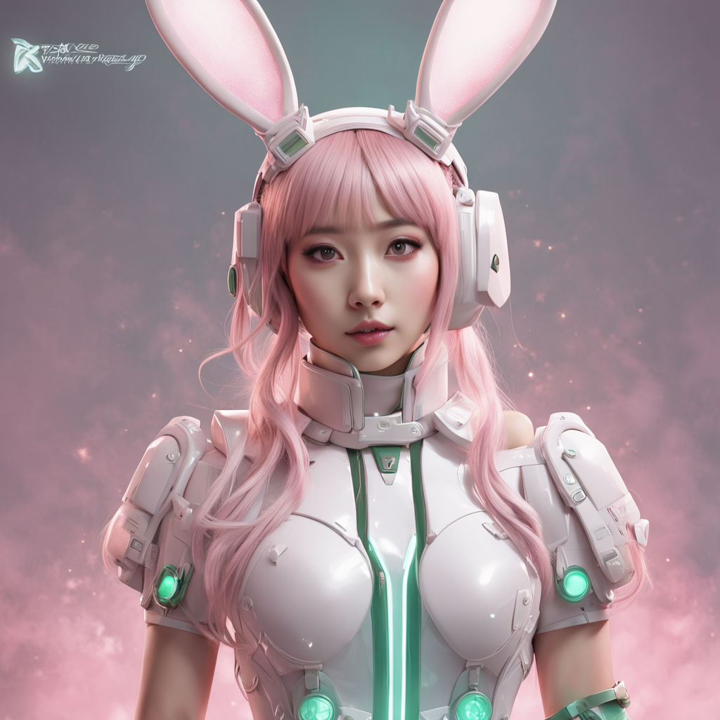 cyborg anime bunny girl