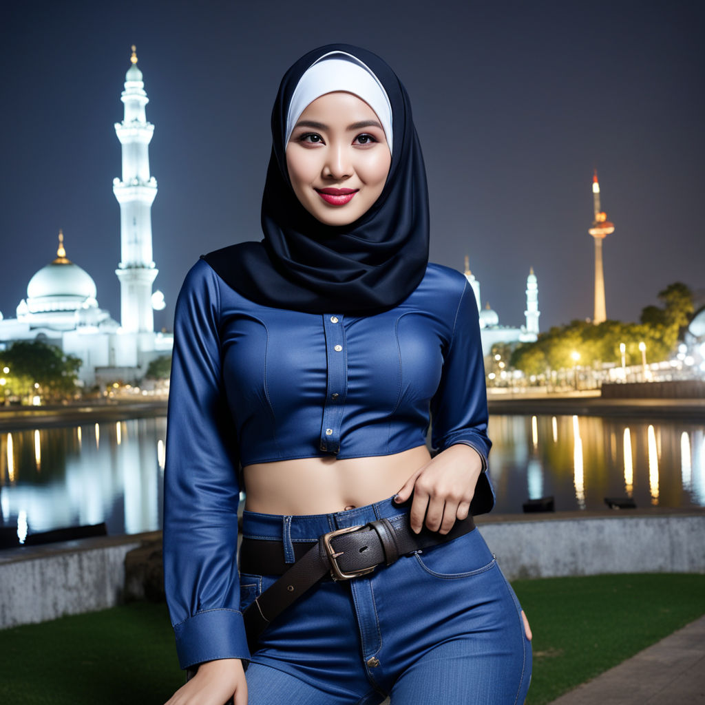 two hijab malaysia big boob huge boob bikini