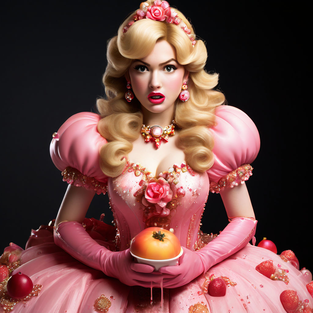 Madonna as Princess Peach