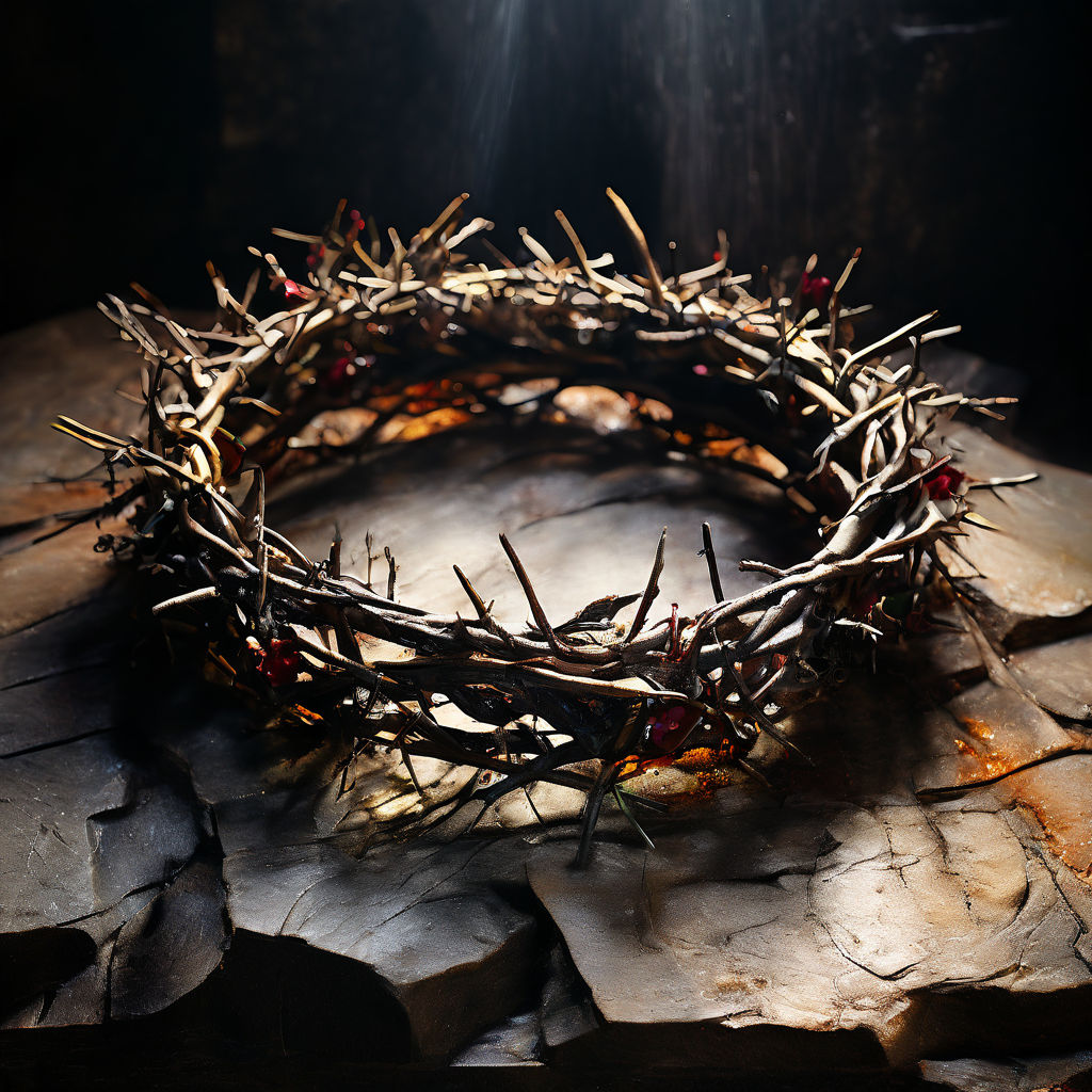 The rustic crown of thorns worn by jesus by LUIS ALEJANDRO PEDRAZA ...