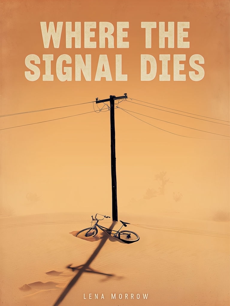 Where the Signal Dies Minimalist Desert EBook Cover