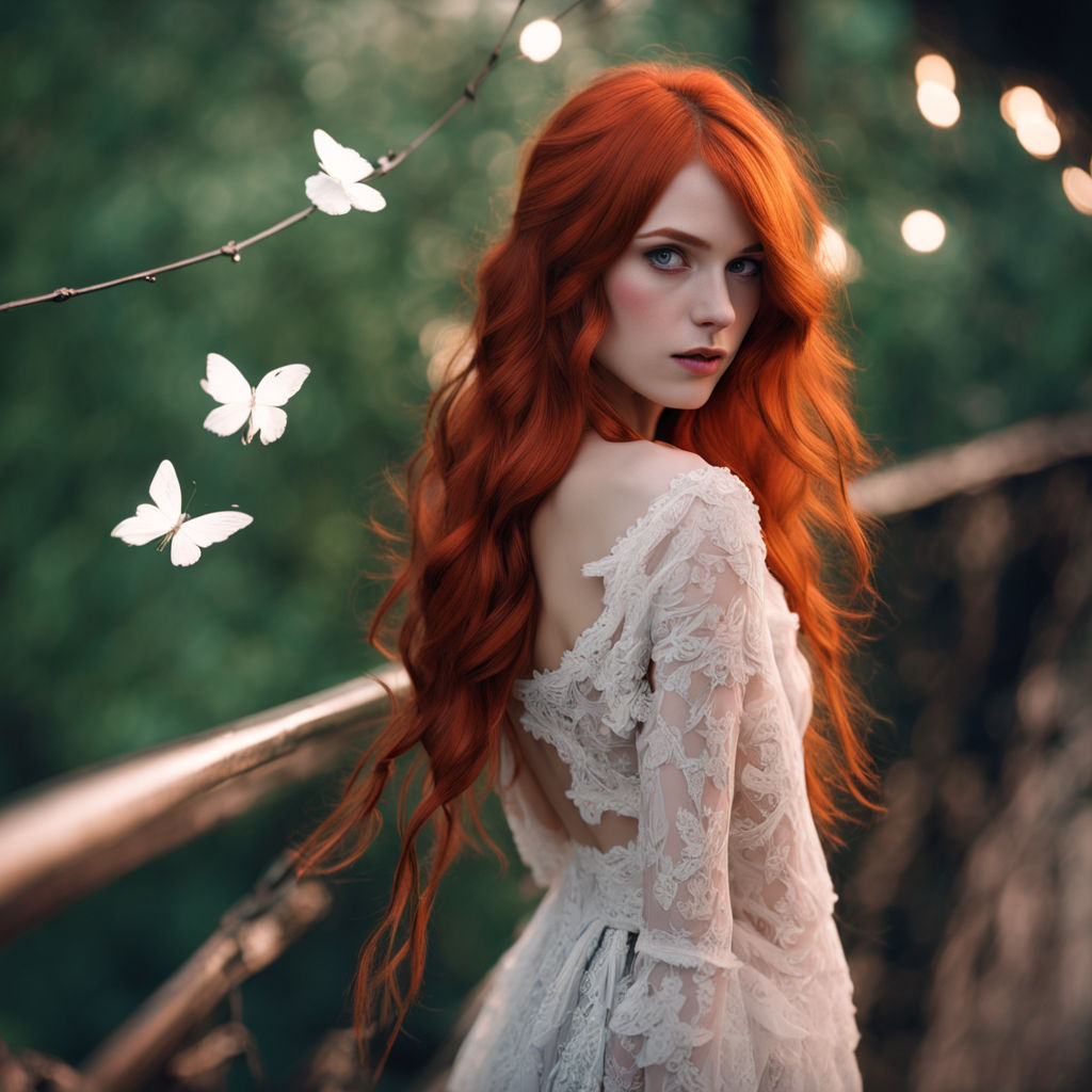 cute redhead fairy