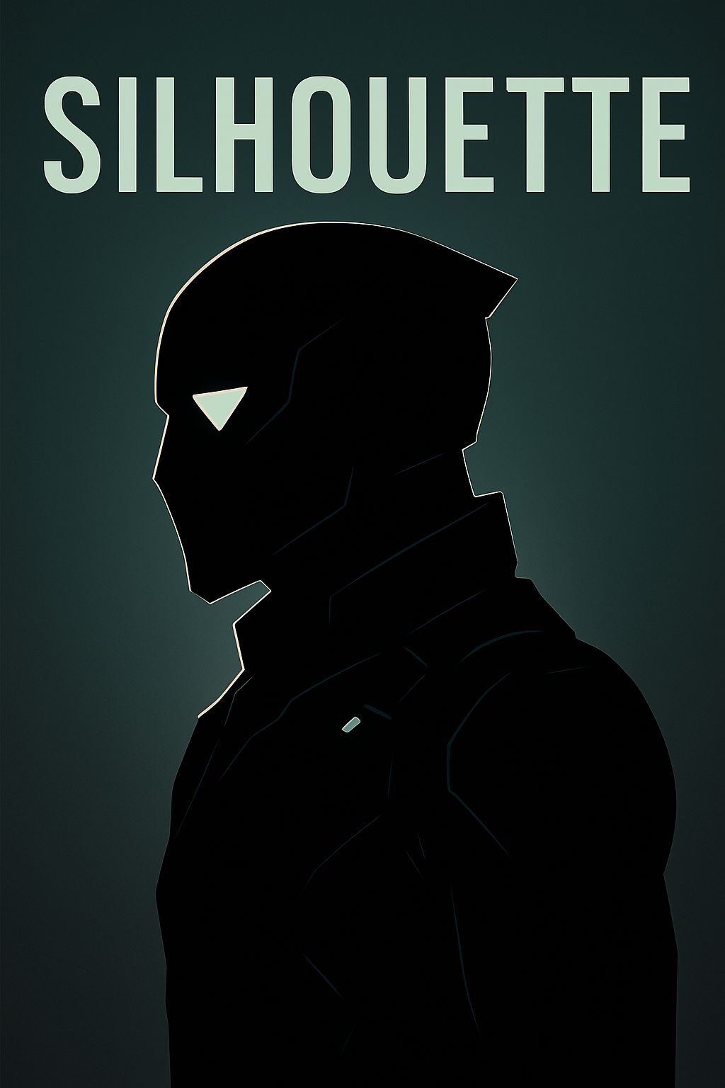 Modern Minimalist Silhouette Character Illustration Poster
