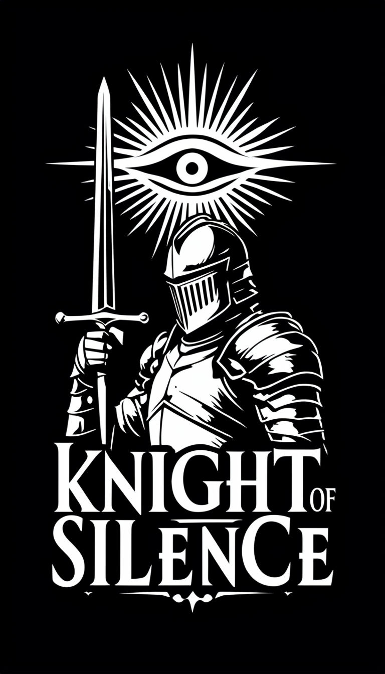 Knight of Silence Armor Illustration T-Shirt